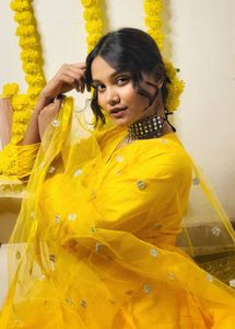 Yellow Anarkali Suit
