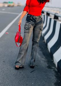 Bootcut Grey Jeans