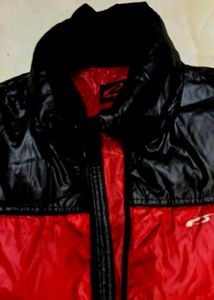 Red &amp; Black Puffer Jacket