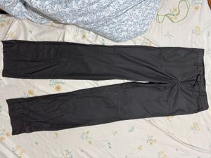 Stripped Straight Office Pants