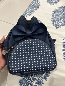 Cute Navy Star Mini Backpack