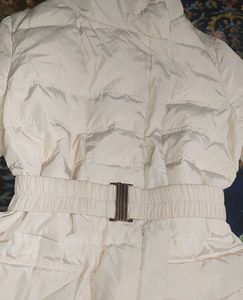 Elegant Ivory(cream)Puffer Coat(limited Deal)