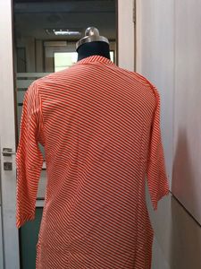 knee-length, straight-cut kurta