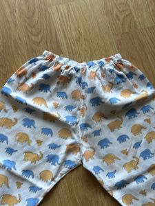 Mulmul Cotton Kids Set - Elephant Print