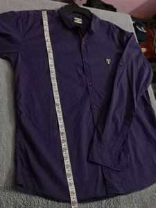 GUCCI MEN&#39;S PURPLE SHIRT