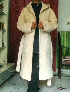 Hooded Long Overcoat