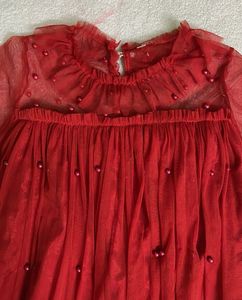 Red Beads Party Wear Top 🌹