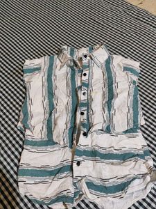 Striped Short Sleeve Shirt