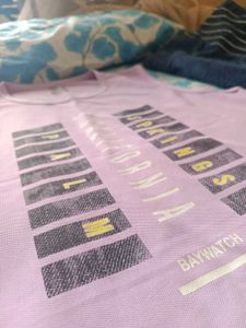 Flick Lavender Graphic Tank Top