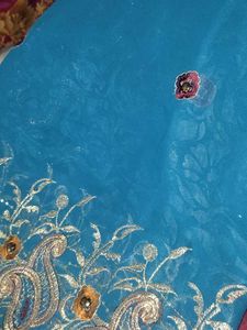 Blue Heavy Saree