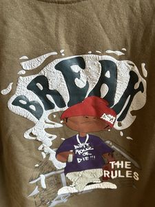 Olive Printed Pullover Tshirt