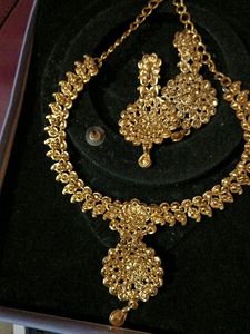 Beautiful 😍❤️ Necklace Set Not Even Once Used