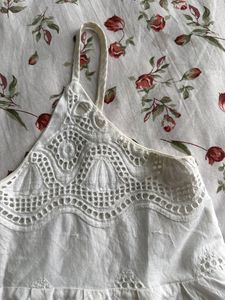 Embroidered Crop Top