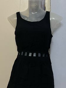 Divided Branded Black Mini Dress