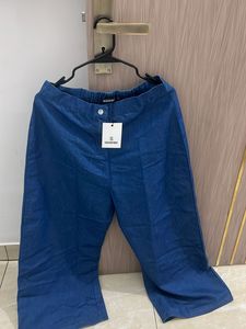 Blue Wide Leg Pants