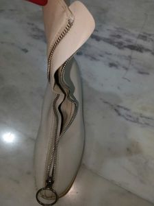 White Leather Ankle Boots