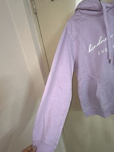 Lavender Hoodie with Graphic