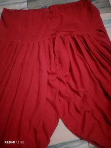 Red Patiyala Salwar Size Issue