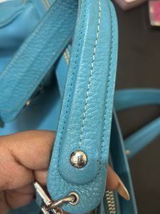 Christian Dior Blue Detective Handbag
