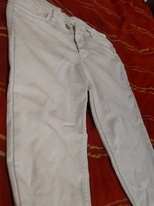 White Slim Fit Jeans