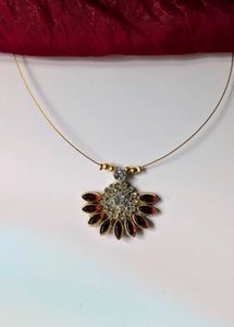 Elegant Red Stone Necklace