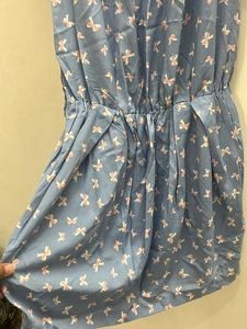 Cute Bow Print Dress