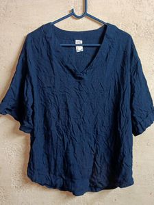 Women's Casual Fashion Top Navy-blue
