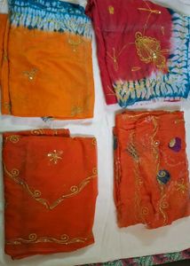 Bandhani Material - Vibrant Colors