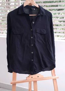 H&amp;M Black Long Sleeve Shirt