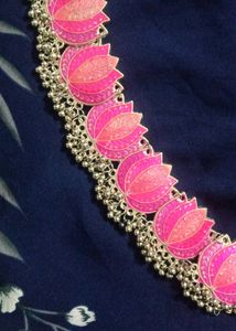 Pink Lotus Design Chokar 🌷Not Used