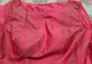 Party Wear Silk Gown
