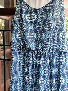 Beautiful Blue Halter Dress