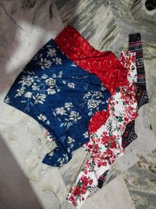 Floral Print Tops - Set of 4