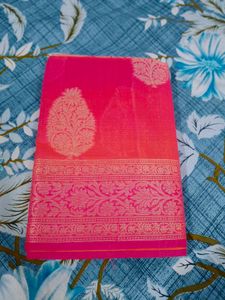 Hot Pink Silk Saree
