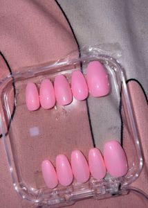 Pink Press-On Nails