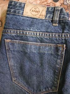 Wide Leg Blue Jeans