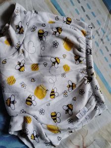 Cute Bee Print Baby Shorts Cloth Diaper