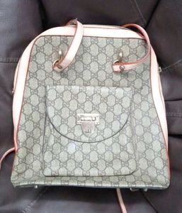 Grey and Pink Bag pack