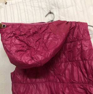 Ovs Rose Pink Sleeveless Jacket