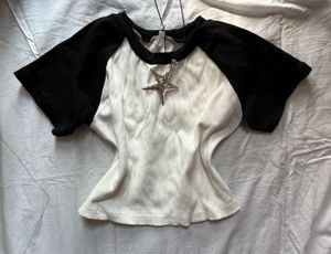 Pinterest Top Black&amp;white Y2k