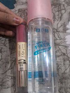 ADS Make Up Fixer &amp; Matte Lipstick 💄