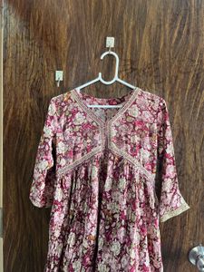32 Bust Alia Cut Kurta Set For Women