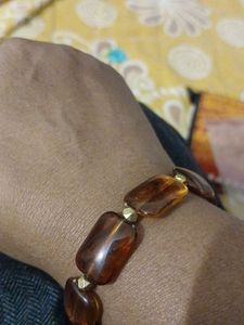 Amber Beaded Bracelet