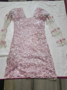 Baby pink Girls' Party Dress