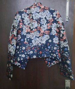 Floral Print Blazer