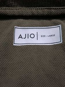 Ajio Olive Polo Tshirt