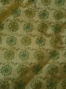 Green Floral Pattern Saree