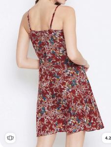Unused Woman Dress: Floral Print