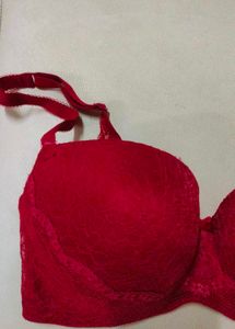 Red Lace Bra