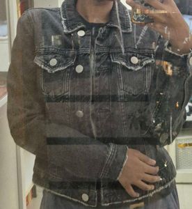 Vero Moda Limited Edition Grey Wash Denim Jacket